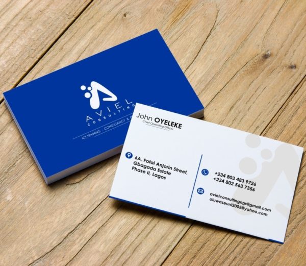 Business Card Double Sided 90 x 50mm