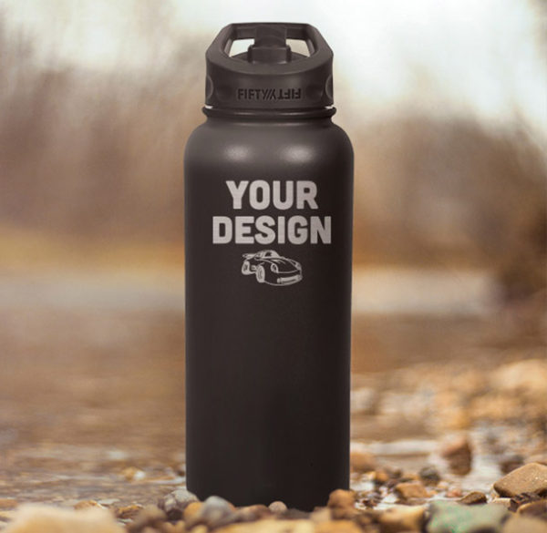 Custom Personalized Laser Engraved Water Bottles - Image 2
